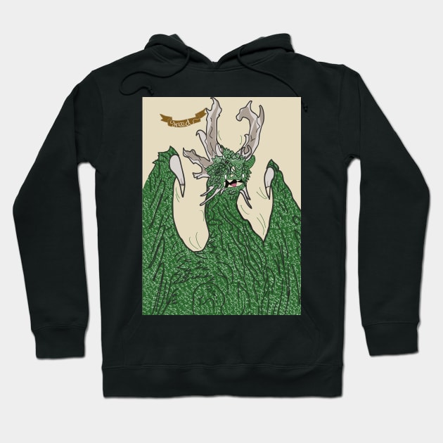 Dark Green Dragon - Greed (Dragons Collection) Hoodie by DashyDesigns